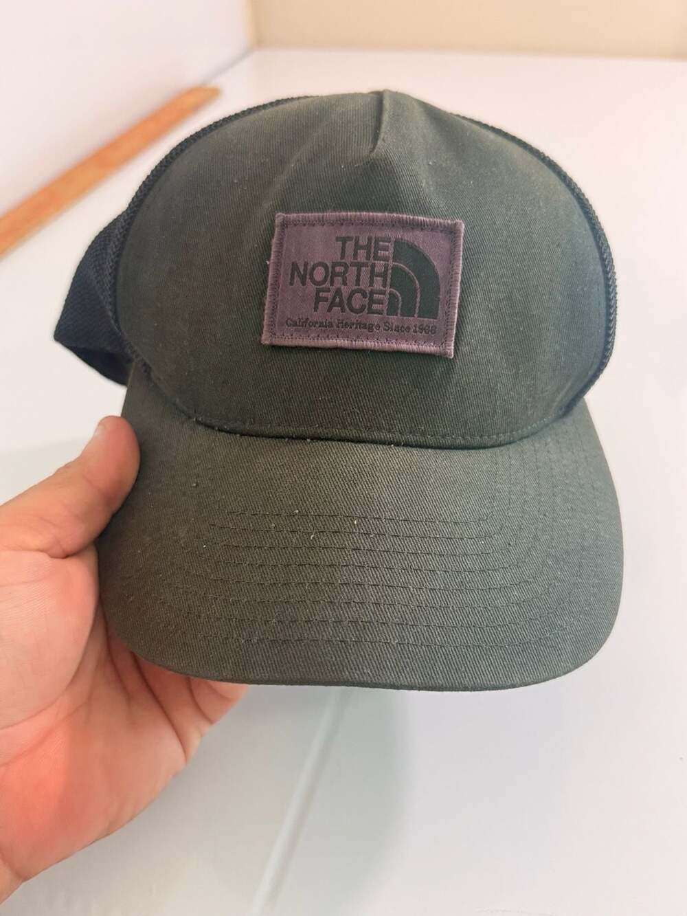 The North Face Mudder Trucker Hat Green California Heritage